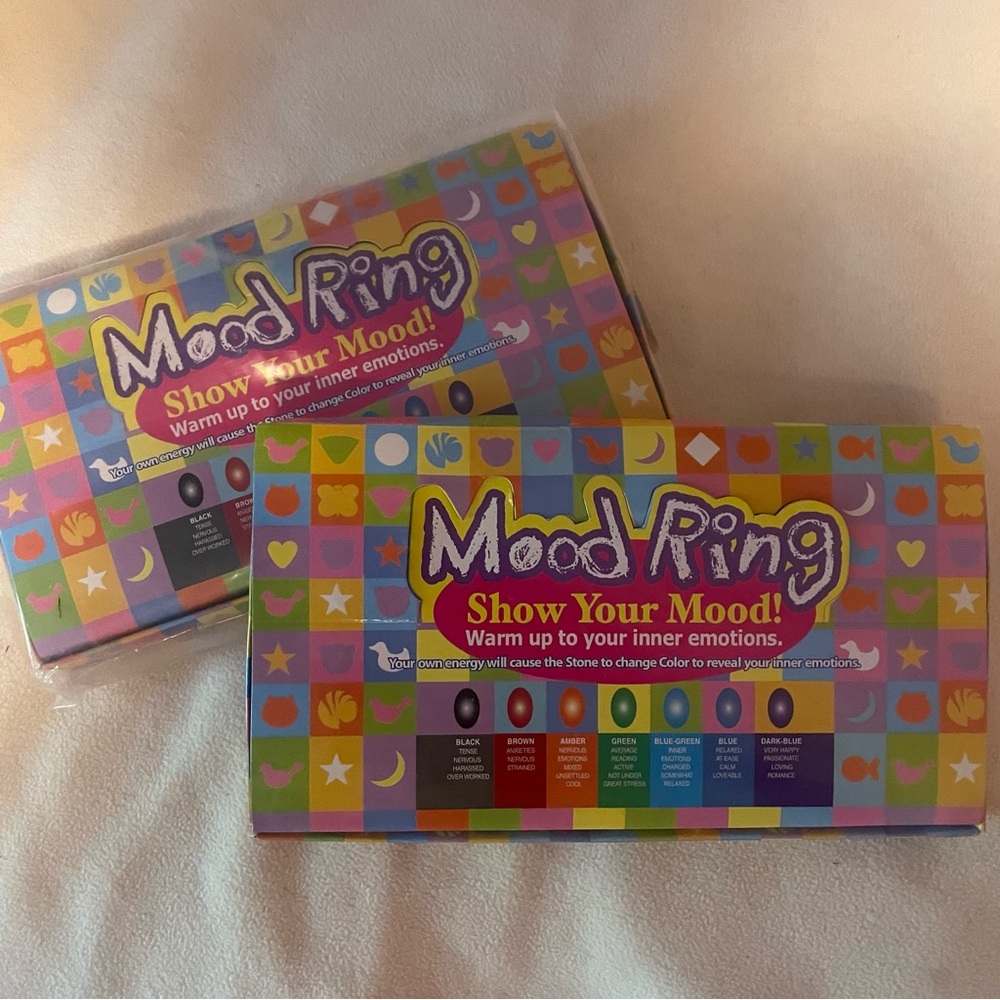 Mood Ring Color-Changing Set- Flip Flop Shape